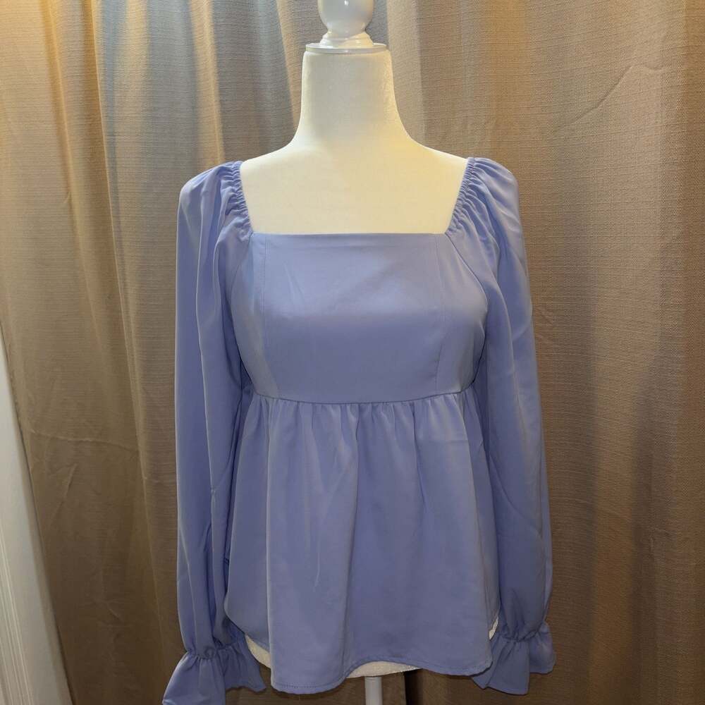 Versona light purple blouse top